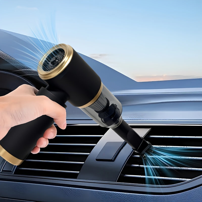 🧹 AirMax Mini – Aspirateur sans fil 2-en-1 avec souffleur et embouts multifonctions