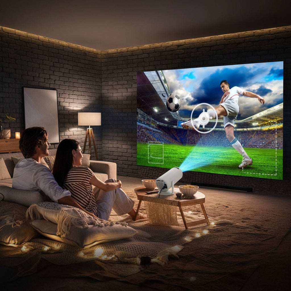 🎥 MiniProjector HY300 – Vidéoprojecteur Portable 4K Wi-Fi