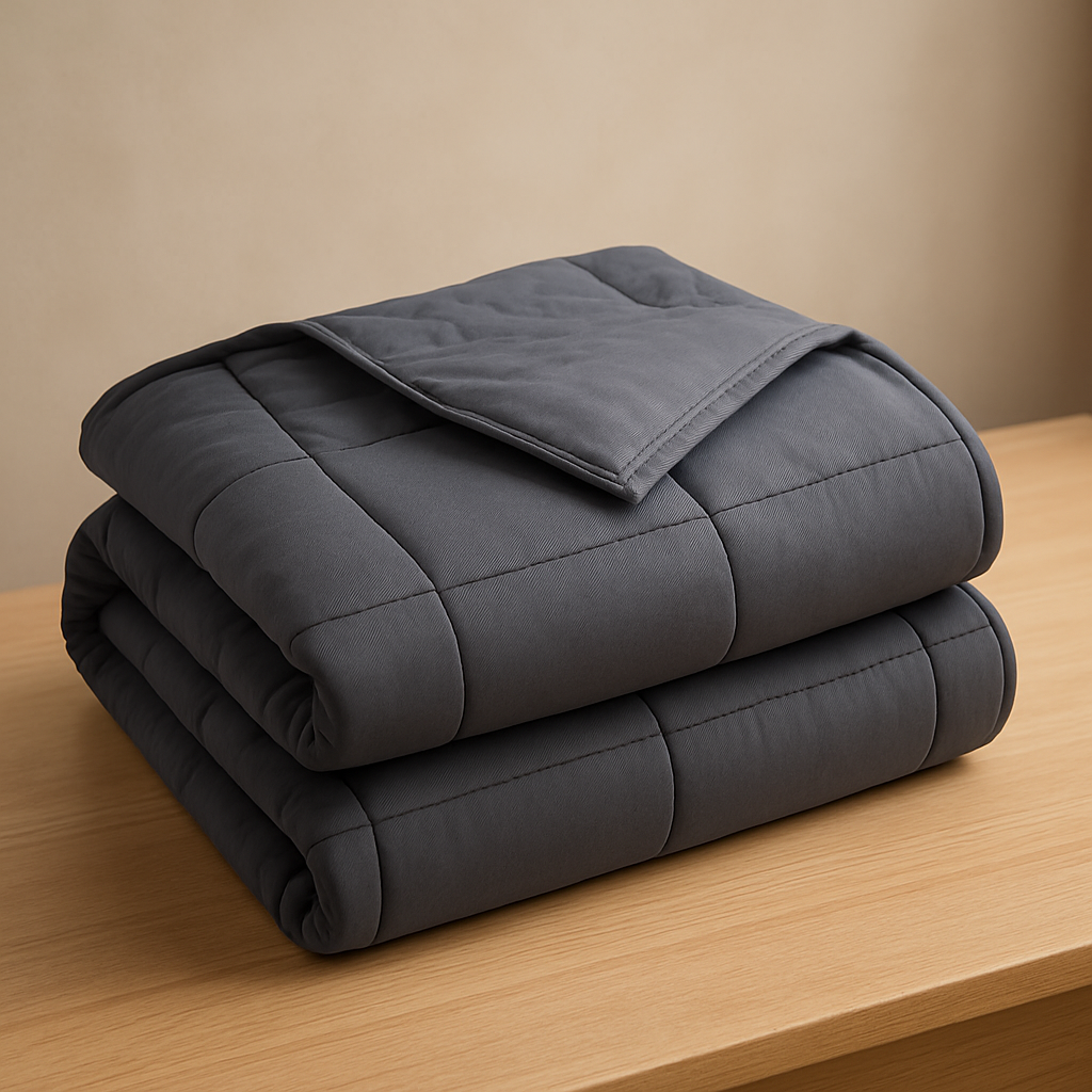 🛌 ZenWeighted – Couverture Pondérée Anti-Stress pour Sommeil Réparateur
