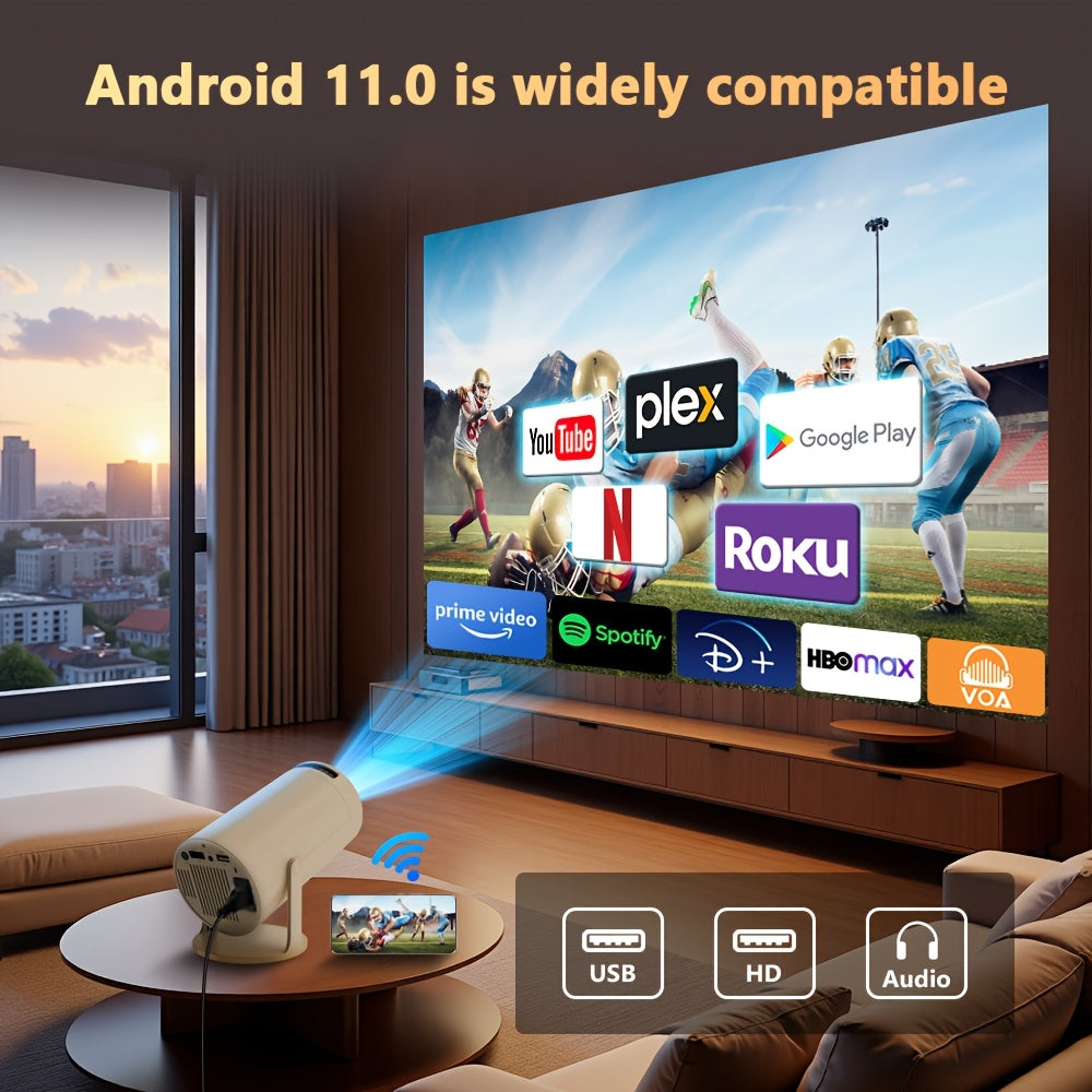 🎥 MiniProjector HY300 – Vidéoprojecteur Portable 4K Wi-Fi