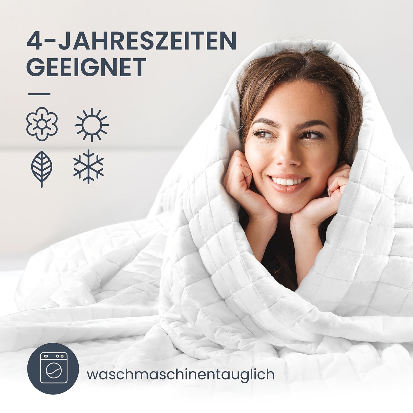 🛌 ZenWeighted – Couverture Pondérée Anti-Stress pour Sommeil Réparateur