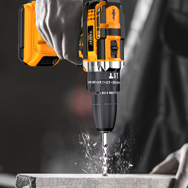 🔩 DrillPro 21V – Perceuse visseuse sans fil professionnelle avec batterie lithium et accessoires