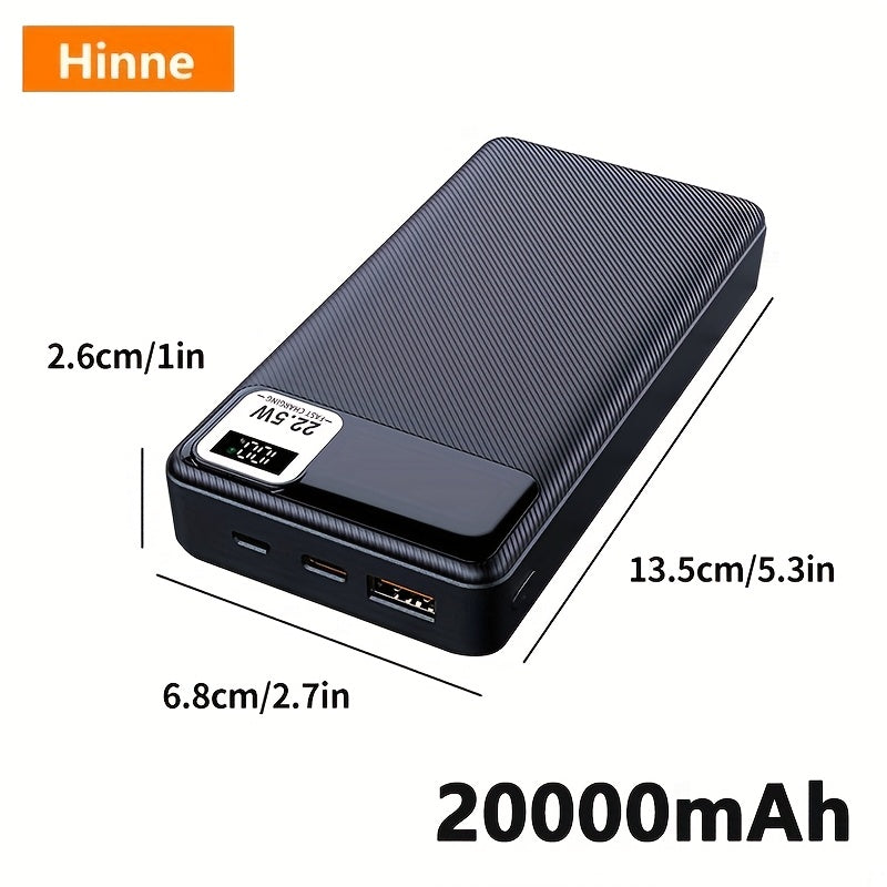 🔌 PowerMax Slim – Batterie externe ultra-fine 20 000 mAh