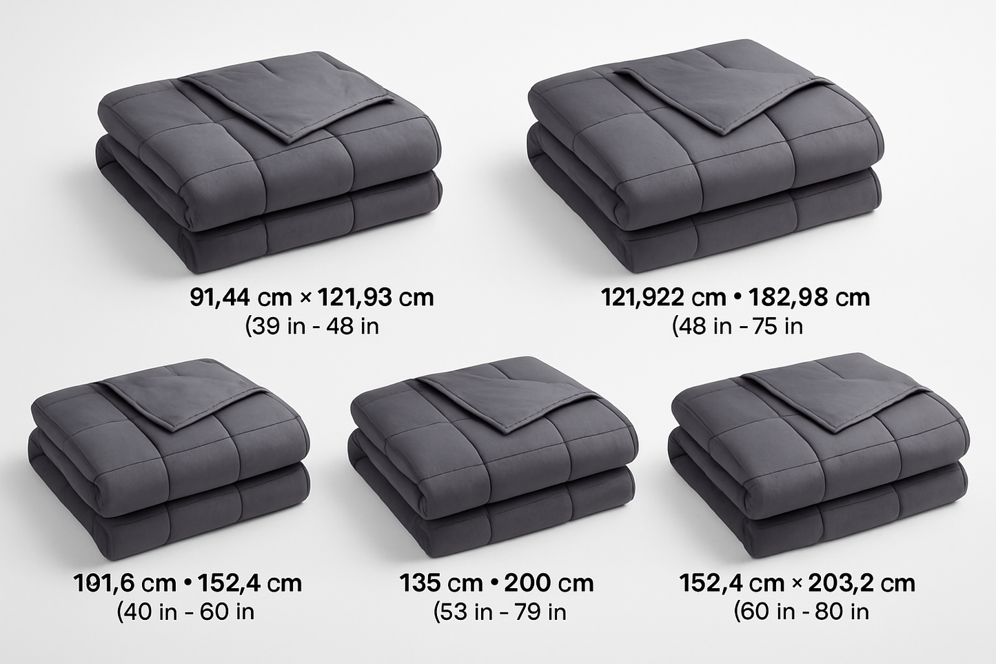 🛌 ZenWeighted – Couverture Pondérée Anti-Stress pour Sommeil Réparateur