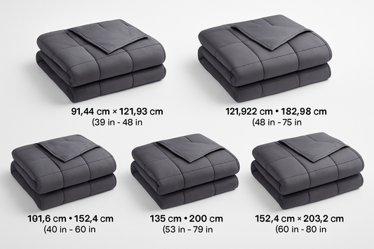 🛌 ZenWeighted – Couverture Pondérée Anti-Stress pour Sommeil Réparateur
