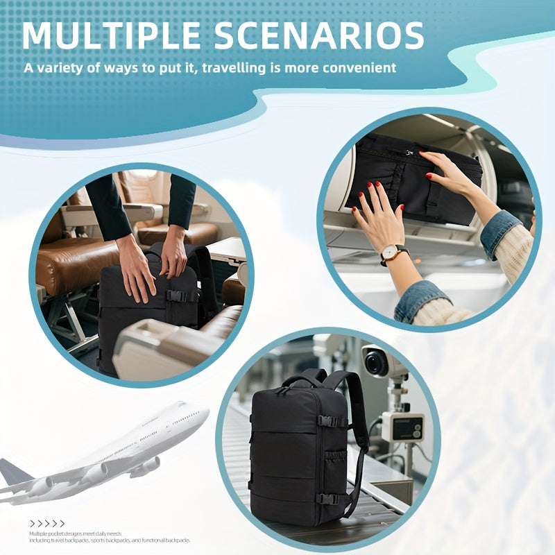 🎒 AirPack Pro – Sac à dos de voyage à compression 40 L