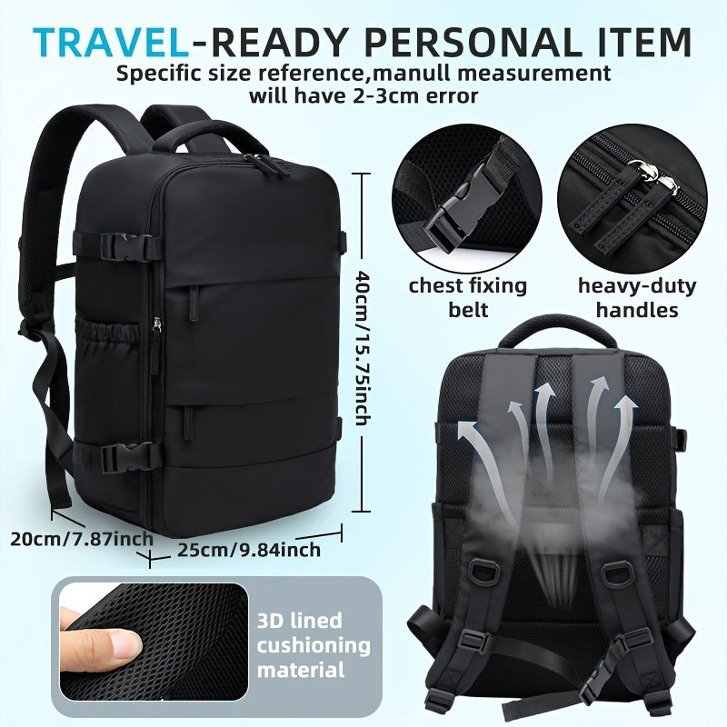 🎒 AirPack Pro – Sac à dos de voyage à compression 40 L